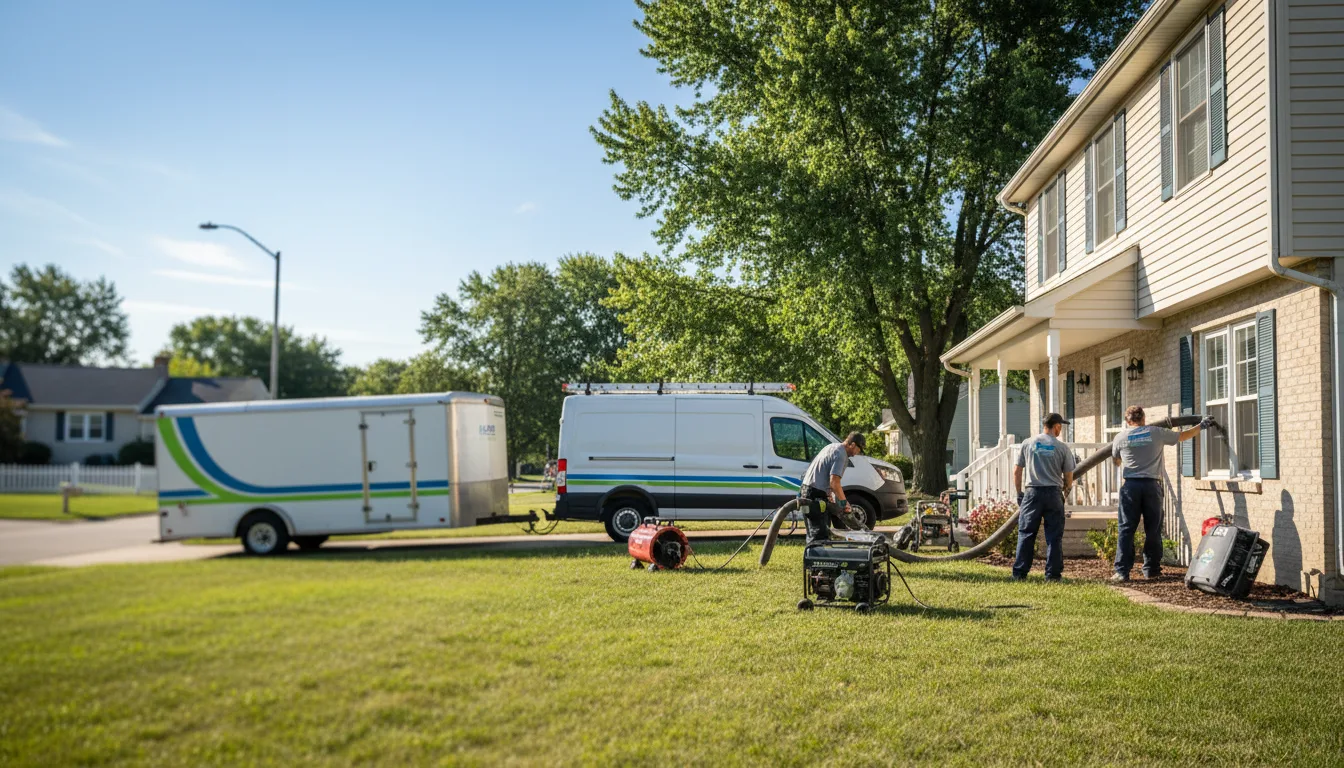 Flooded Basement Restoration And Cleanup With Repair in Great Bend, KS near me